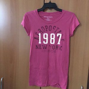 [Teen's/Girl's]  Aeropostale Pink Short-Sleeved Shirt